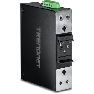 TRENDnet TI-PE80 8-Port Ethernet Switch, 8 fast ethernet PoE+ ports, 1.6 Gbps switching capacity, DIN-rail/wall mount